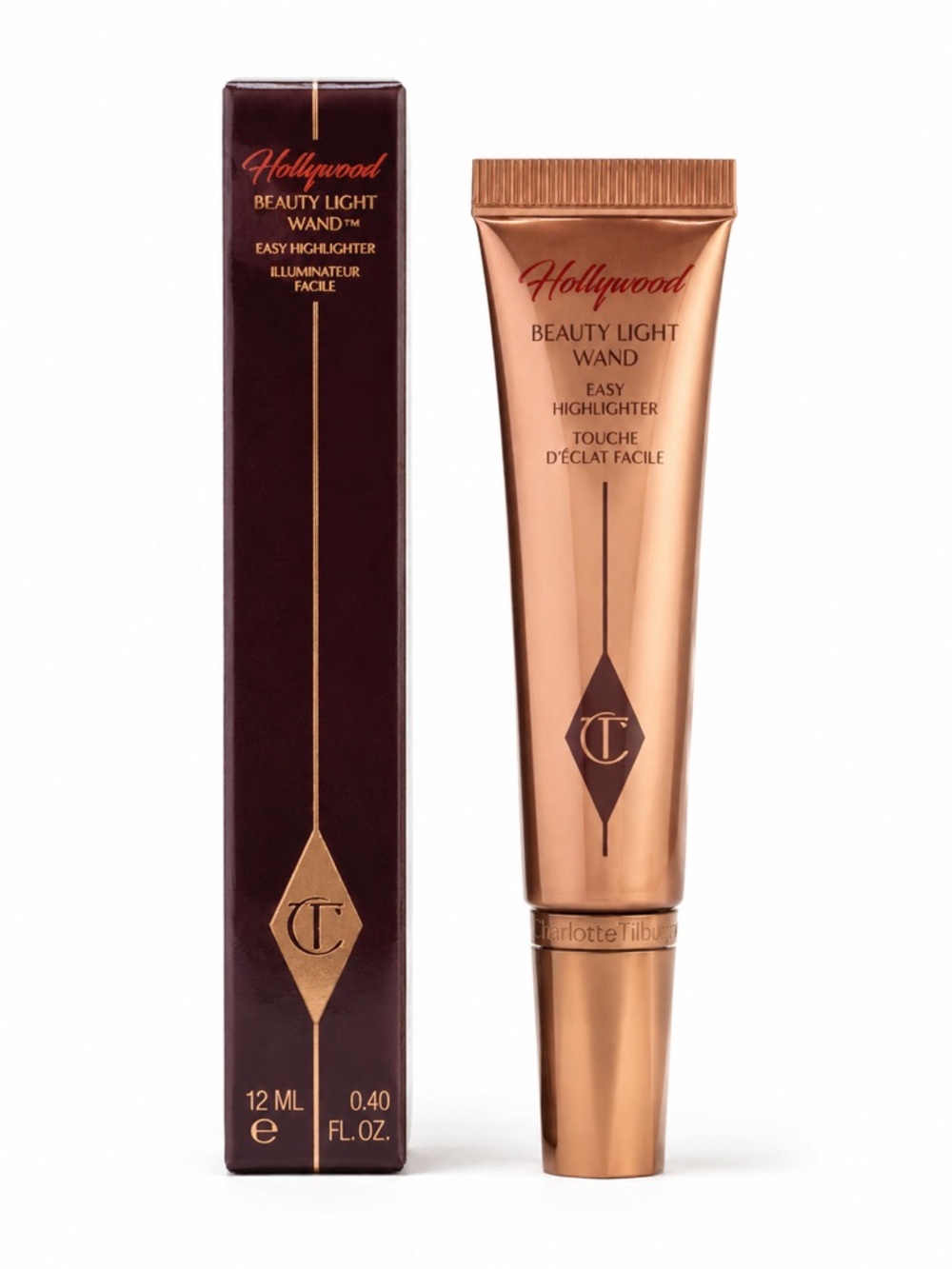 Charlotte Tilbury Hollywood Beauty Light Wand Spotlight Highlighter New Box
